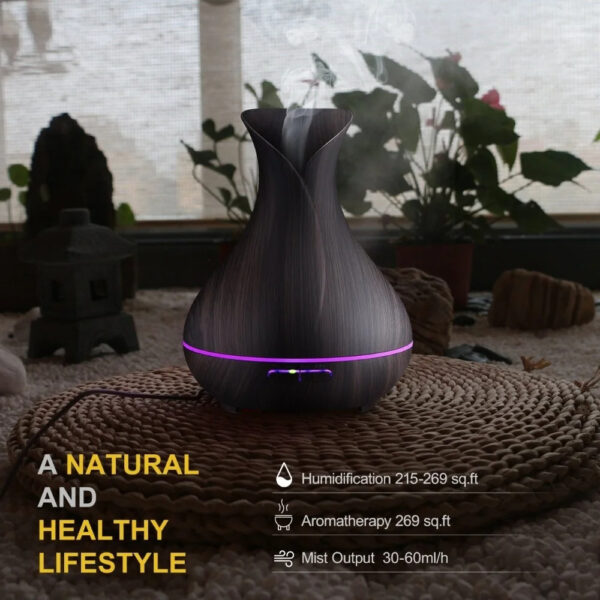 Aroma-Diffuser mit LED-Licht | Lufterfrischer und Luftbefeuchter – Bild 2