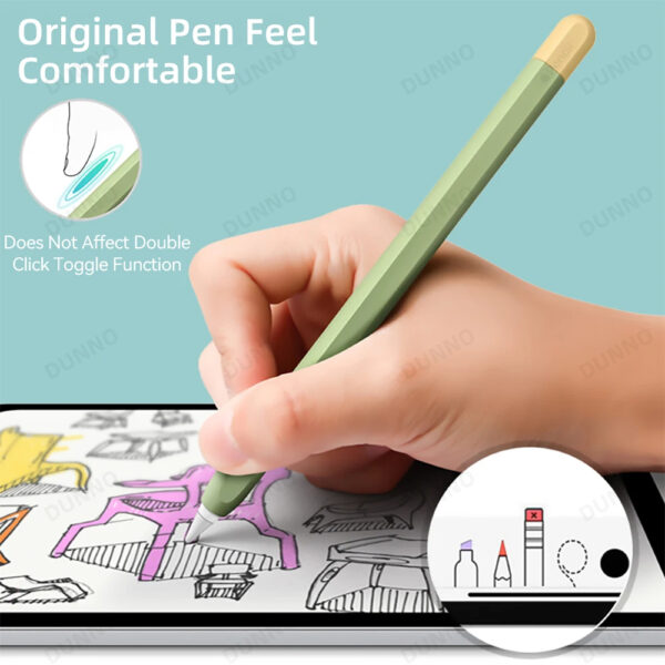 Apple Pencil Hülle aus Silikon | Apple Stift Case kompatibel mit der 1. & 2. Generation – Bild 4
