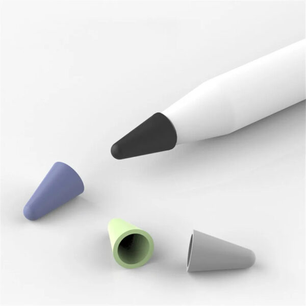 iPad Pencil Spitzenabdeckung Silikon 8 Stk. | Spitzenschutz kompatibel mit der 1. & 2. Generation – Bild 3