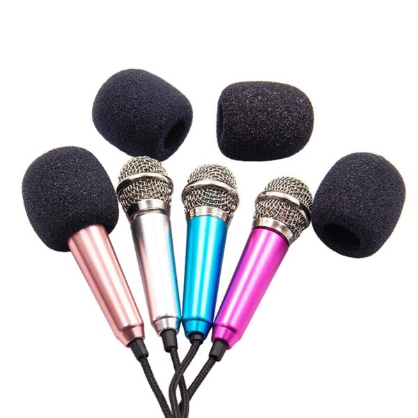 Buntes Mini Mikrofon | Tragbares Mini Karaoke Mikrofon fürs Smartphone – Bild 6