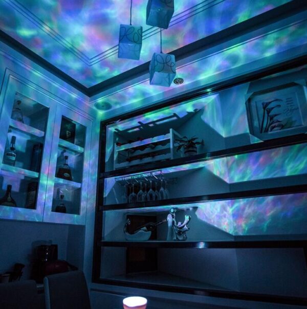 LED Ozean Nachtlicht Lampe | 3D Galaxy Projektor – Bild 2