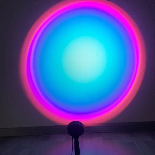 16 Farben Sunset Lampe | 360° verstellbare Sonnenuntergang Lampe – Bild 7