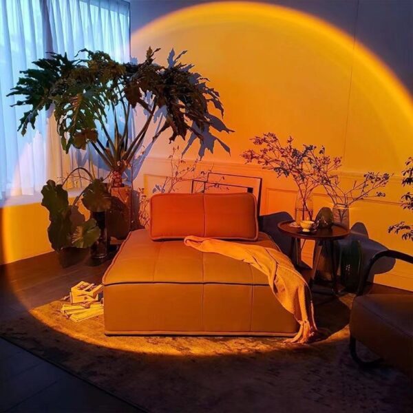 16 Farben Sunset Lampe | 360° verstellbare Sonnenuntergang Lampe – Bild 2