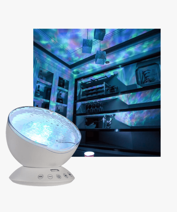 LED Ozean Nachtlicht Lampe | 3D Galaxy Projektor