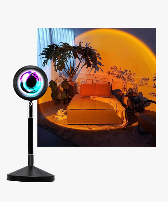 16 Farben Sunset Lampe | 360° verstellbare Sonnenuntergang Lampe