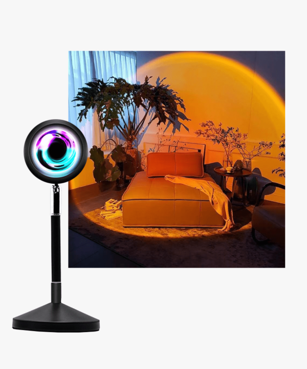 16 Farben Sunset Lampe | 360° verstellbare Sonnenuntergang Lampe