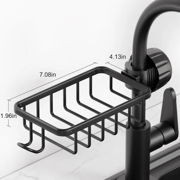 Schwammhalter für Dusche & Wasserhahn | Organizer für Badezimmer & Küche – Bild 6