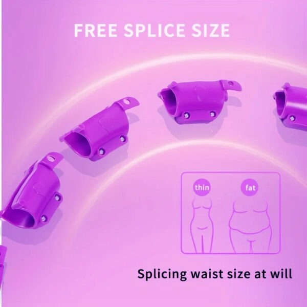 Smart Hula Hoop Reifen für Fitness & zum Abnehmen | Individuell verstellbare Größe – Bild 3