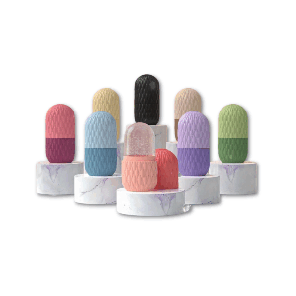 Eis Roller für Gesicht und Augen | Skincare Ice Silikon-Gesichts-Roller – Bild 2