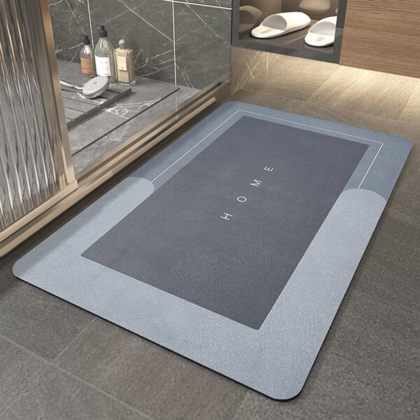 Rutschfeste Badematte | Super saugfähige Bodenmatte für Badezimmer | Memory-Schaum-Badematte – Bild 6
