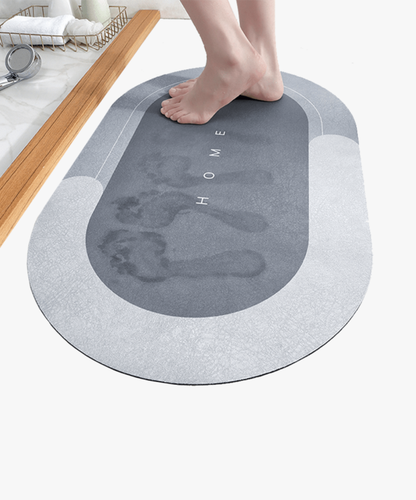 Rutschfeste Badematte | Super saugfähige Bodenmatte für Badezimmer | Memory-Schaum-Badematte