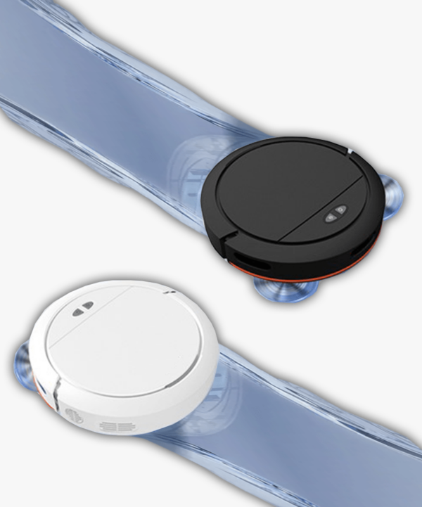 Smart Saugroboter mit Wischfunktion | 4000Pa Staubsauger Roboter mit Infrarot und HEPA-Filter | Roboterstaubsauger mit Wifi App Steuerung | Ideal für Tierhaare, Böden, Teppiche, Fliesen