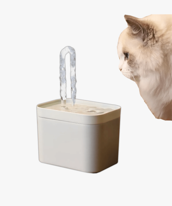 Haustier Trinkbrunnen mit 1,5 Liter Volumen | Trinkbrunnen für Hunde, Katzen und andere Haustiere