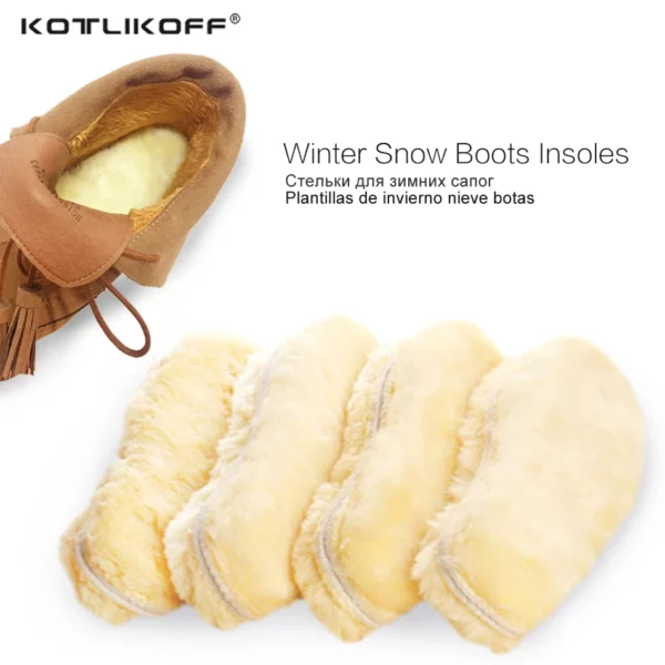 Keep Warm Heated Insole Thicken Soft Winter Snow Boots Pad Sole Cashmere Thermal Insoles For Man 2