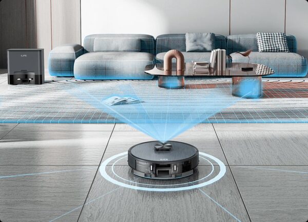 ILIFE T20s Saugroboter mit Wischfunktion und Absaugstation – 5000 Pa, LDS-Lasernavigation, automatische Entleerung, Nass- & Trockenreinigung – Bild 4