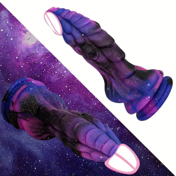 Glow-in-the-Dark Drachen Dildo | Saugnapf-Dildo für Frauen und Männer – Bild 2