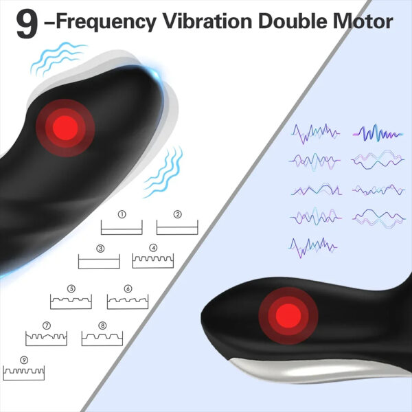Triple Vibration Sextoy Bundle | Anal Vibrator, Dual Stimulator & Penis Ring – Bild 5