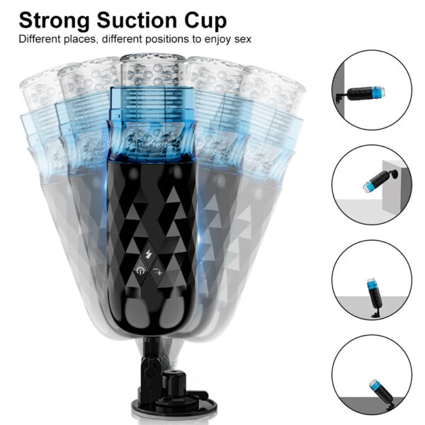 Elektrischer Rotations-Masturbator | Rotierender Sextoy Cup für Männer – Bild 3