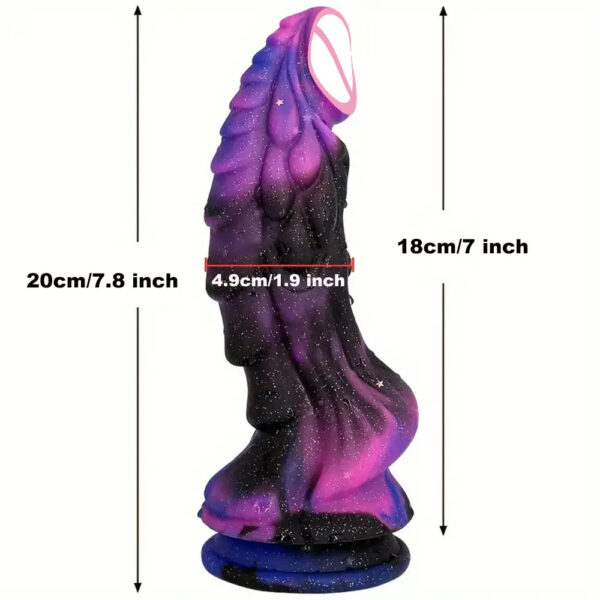 Glow-in-the-Dark Drachen Dildo | Saugnapf-Dildo für Frauen und Männer – Bild 6
