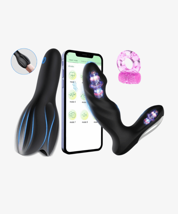 Intense Experience Sextoy Bundle | Anal Dual Vibrator, Eichel Masturbator & Penis Ring für Männer