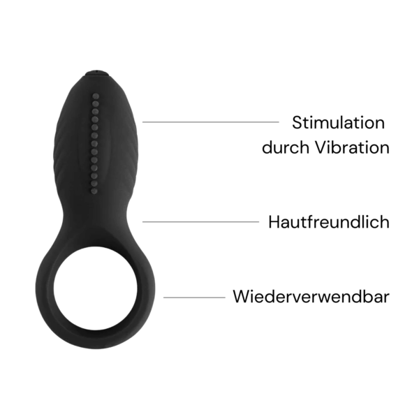 Penisring Vibrator für Männer & Paare | Vibrierender Cockring – Bild 2