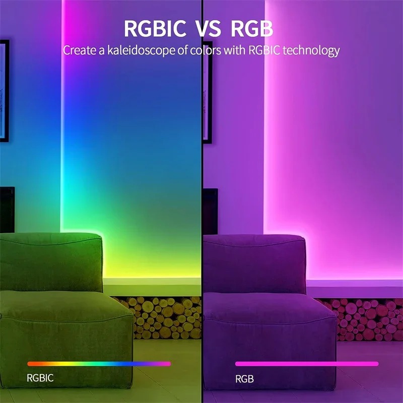 Smart LED Strips 3m/5m | LED Streifen funktioniert mit Alexa & Google Assistant 2 Smart LED Strips 3m/5m | LED Streifen funktioniert mit Alexa & Google Assistant – Bild 2