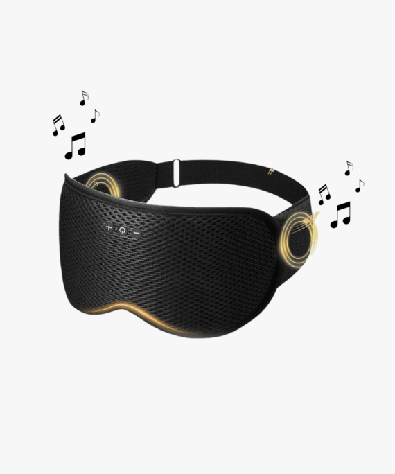 3D Bluetooth Schlafmaske Schlafkopfhörer | Augenabdeckung zum Schlafen Schlafbrille