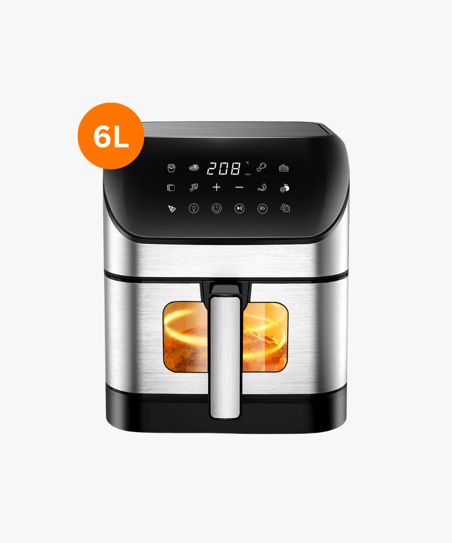 Heißluftfritteuse 6 L | Air Fryer mit 10 Modi, Touch-Funktion & 60-Minuten-Timer 1 Heißluftfritteuse 6 L | Air Fryer mit 10 Modi, Touch-Funktion & 60-Minuten-Timer