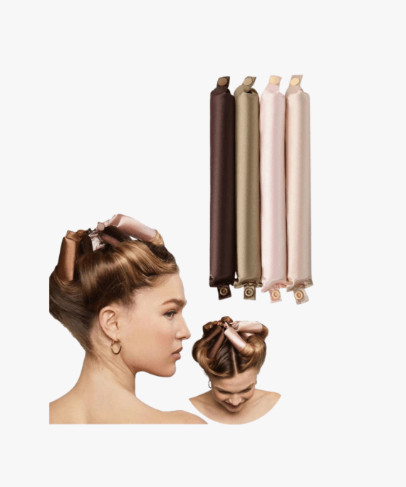 Heatless Curls Set | 4 Satin Curls ohne Hitze | Locken über Nacht ohne Hitze